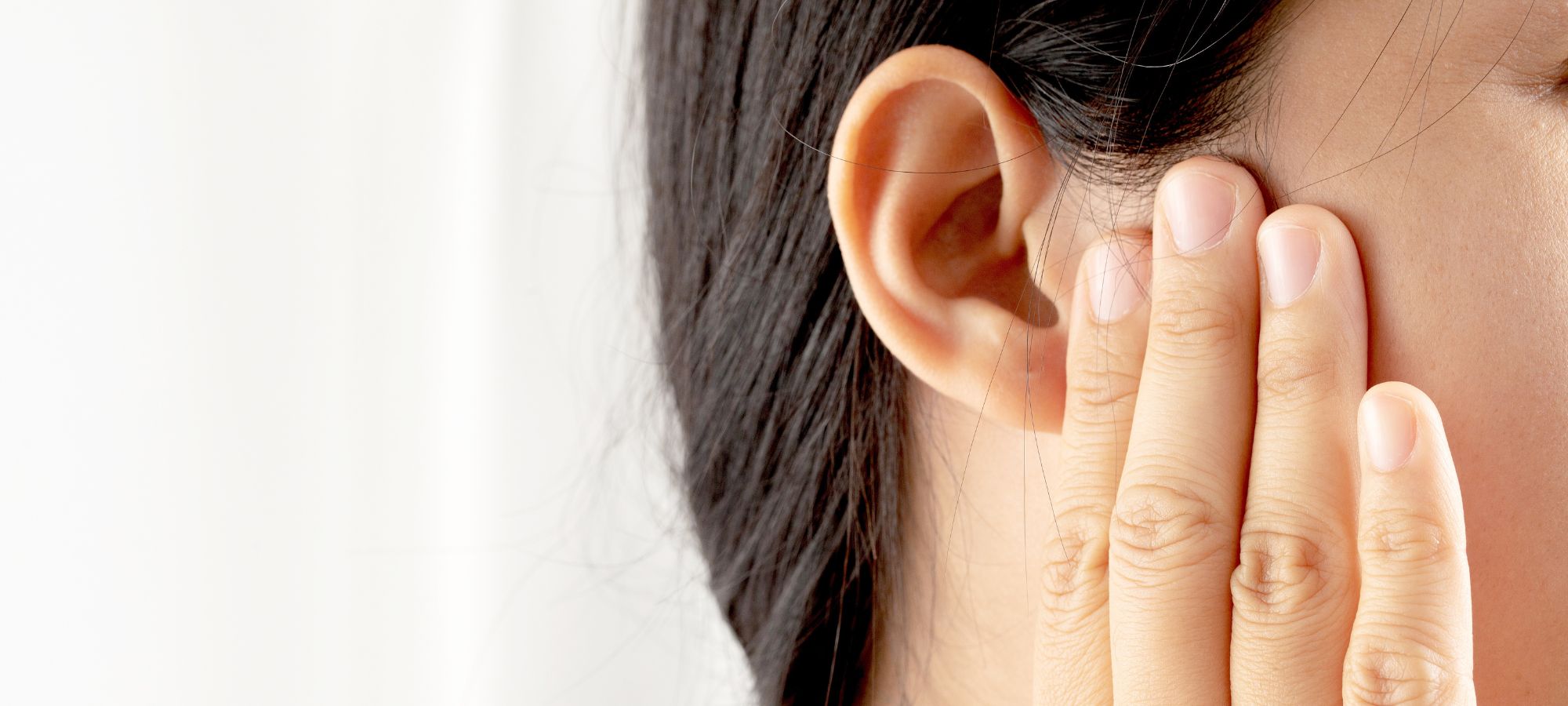 Person with earache